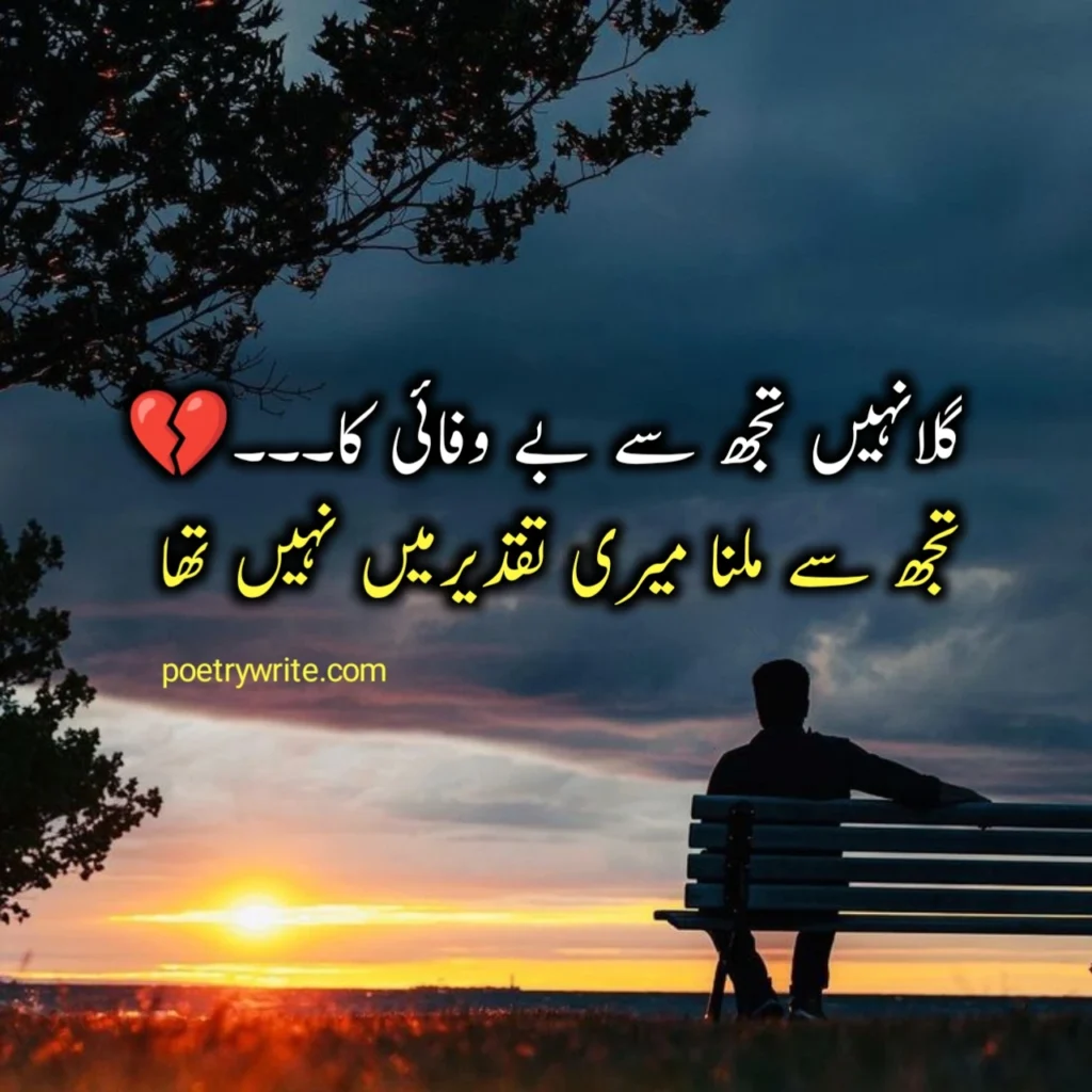 Bewafa Poetry In Urdu 2 Lines